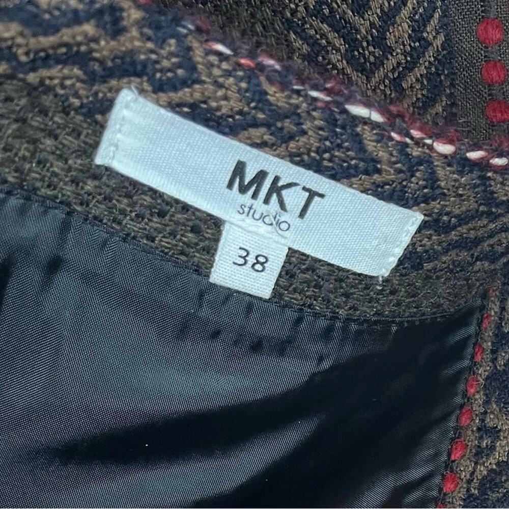MKT Studio Multi Color, Multi Texture, Multi Pattern Mini Skirt EU  38-US 4-6 - Picture 4 of 8